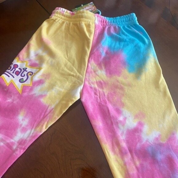 Rugrats Junior's Size S Pink Pull On Jogger Pants sweatpants unisex adult New - Picture 12 of 16